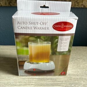 🆕 Auto Shut-Off Candle Warmer - White